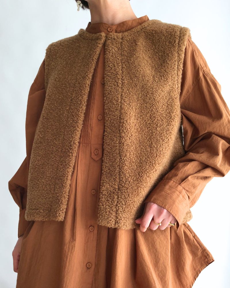 【sale】ボアベスト Brown