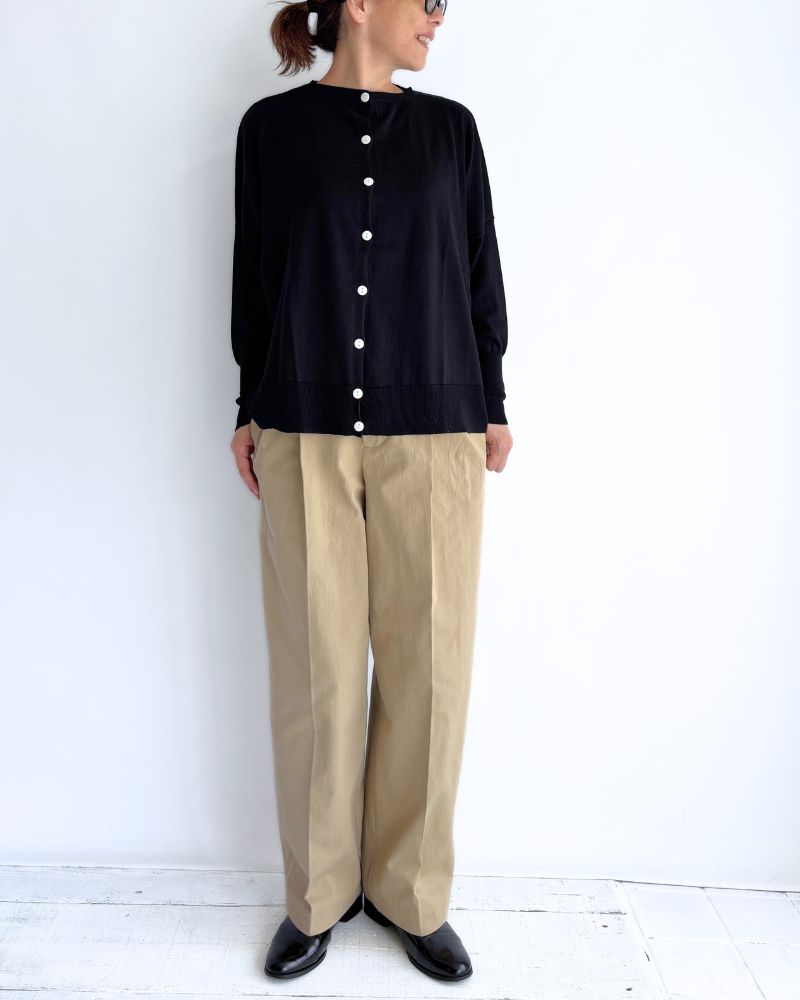 5COL 2WAY カーディガン Black