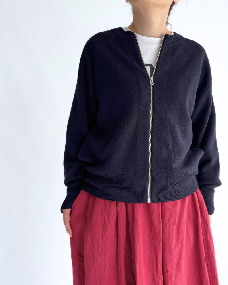 メリノジップライナージャケット Navy