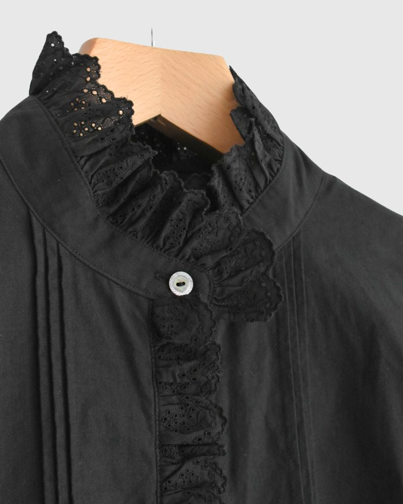 ヴィンテージレースブラウス Black