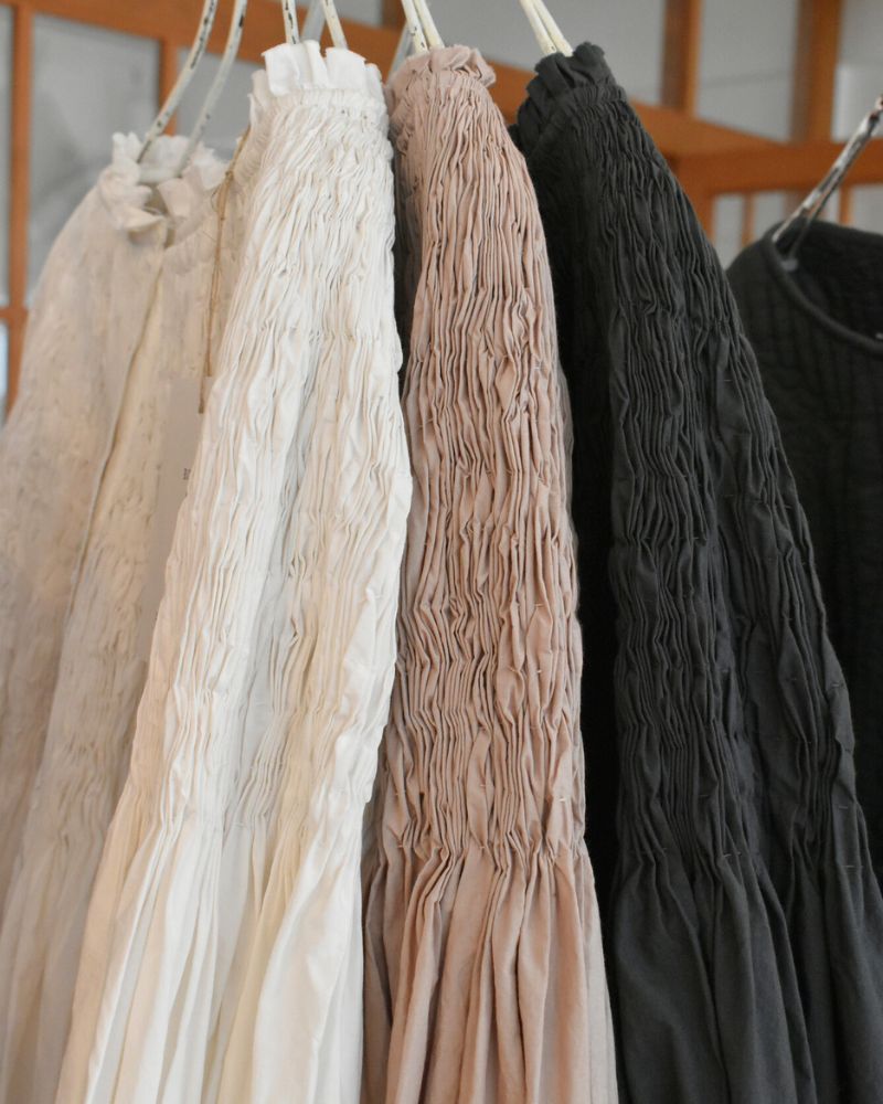 【予約】MS/F RS009 サーキュラーピンタックシャツ（9月末 - 10月初旬）