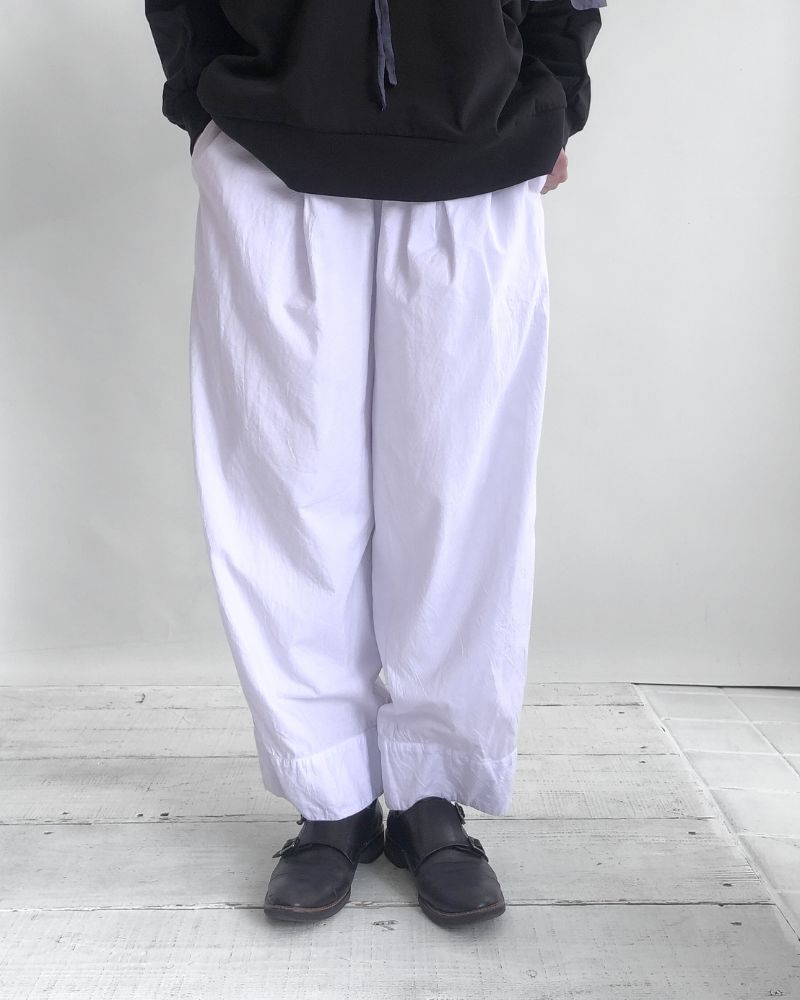 【予約】MS/F G1192 カディコットン タックウフパンツ（6月中旬 - 6月末）