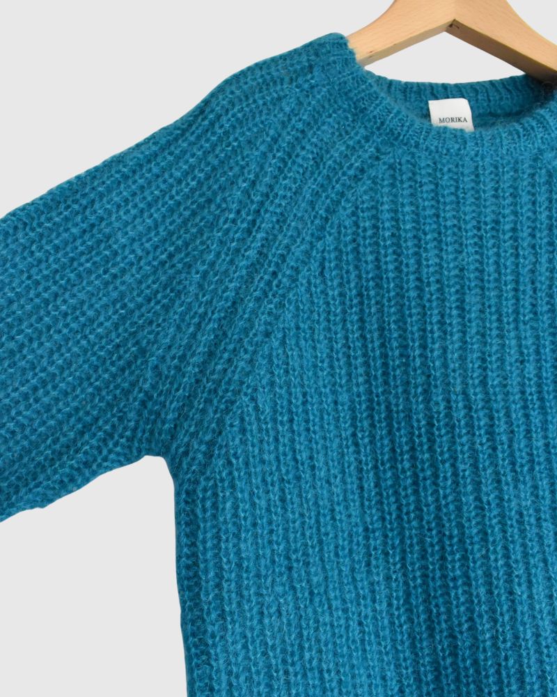 モヘアプルオーバー Turquoise