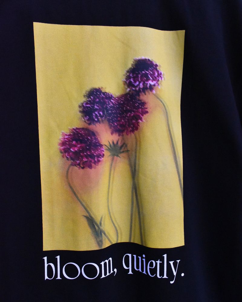 2Way プリントTシャツ Black