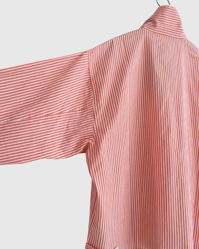 POPLIN STRIPE DRIZZLER JACKET OrangeStripe