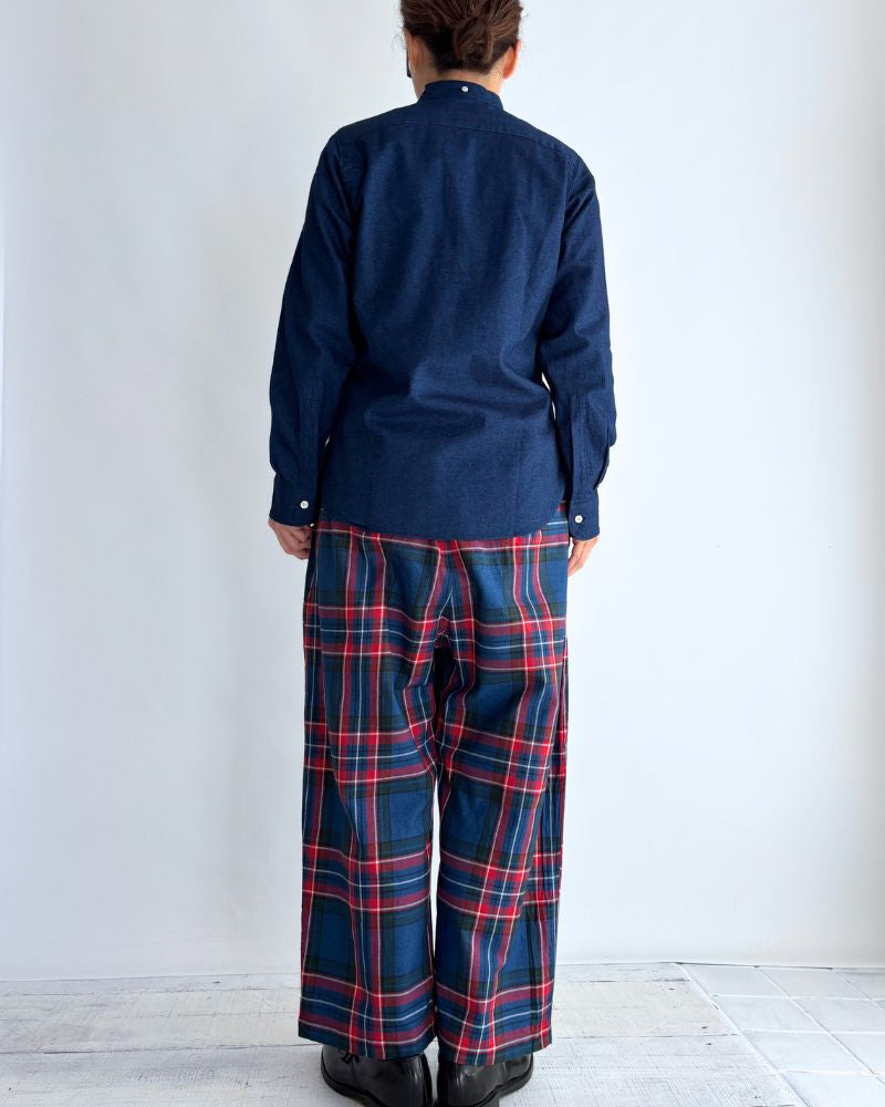 INDIGO クラシックフィットシャツ Indigo