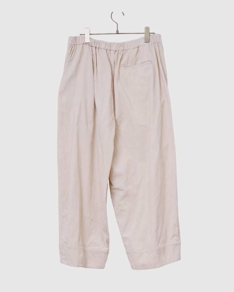 【予約】 F/W G 1230 オーガニックコーデュロイ ウフパンツ（9月中旬 - 9月末）