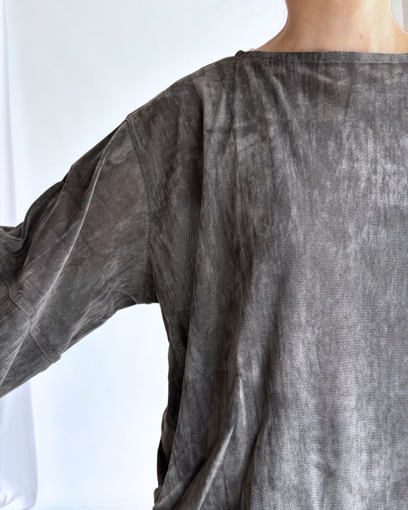 TULLE FLOCKY プルオーバー CharcoalGray