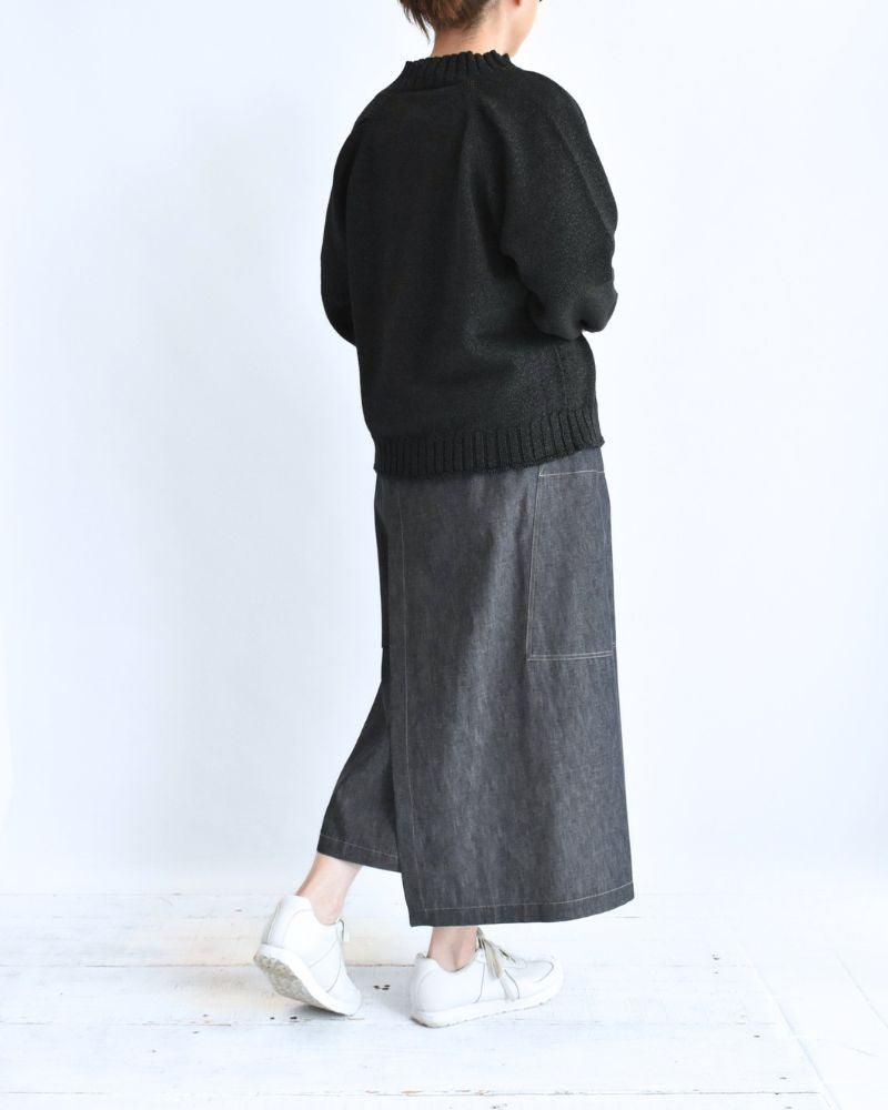 ラグランスリーブカーディガン SumiBlack