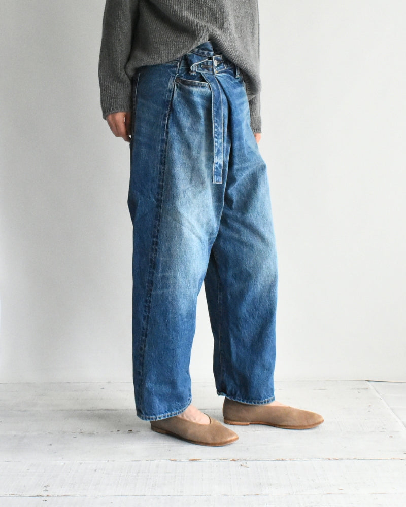 セルビッチデニムアシタックパンツ VintageBlue