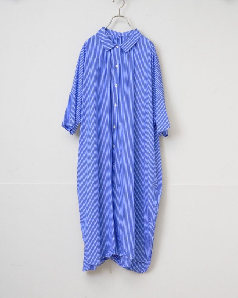 【予約】MS/F LA484 ストライプグランマシャツワンピース（6月中旬 - 6月末）