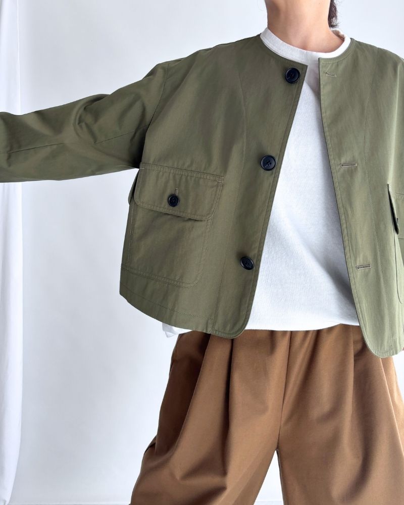 ROCKY-GABA カラーレスジャケット Khaki