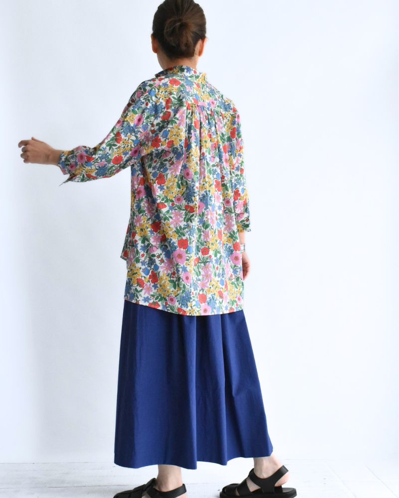 スキッパーシャツ（LIBERTY） ClarabellPink