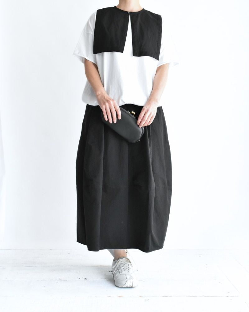 ハーフスリーブ ドロストTシャツ White