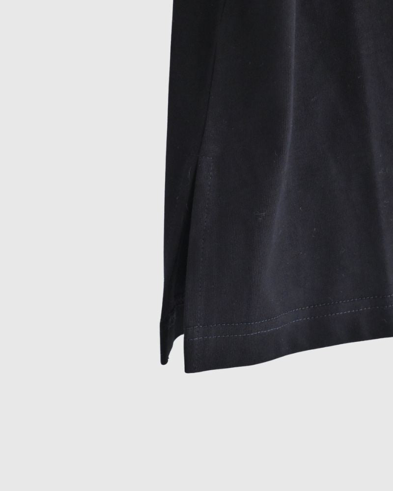 2Way プリントTシャツ Black