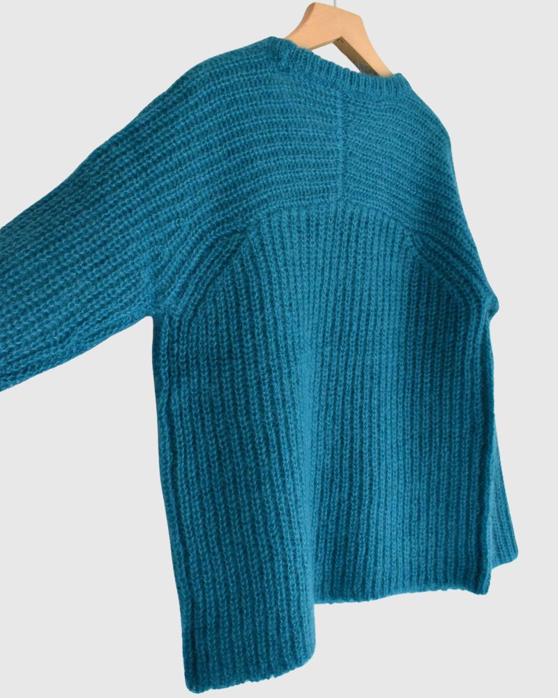 モヘアプルオーバー Turquoise