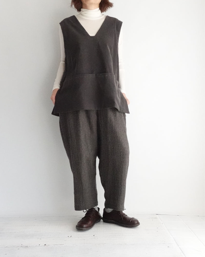 ワークプルベスト（コーデュロイ） Brown