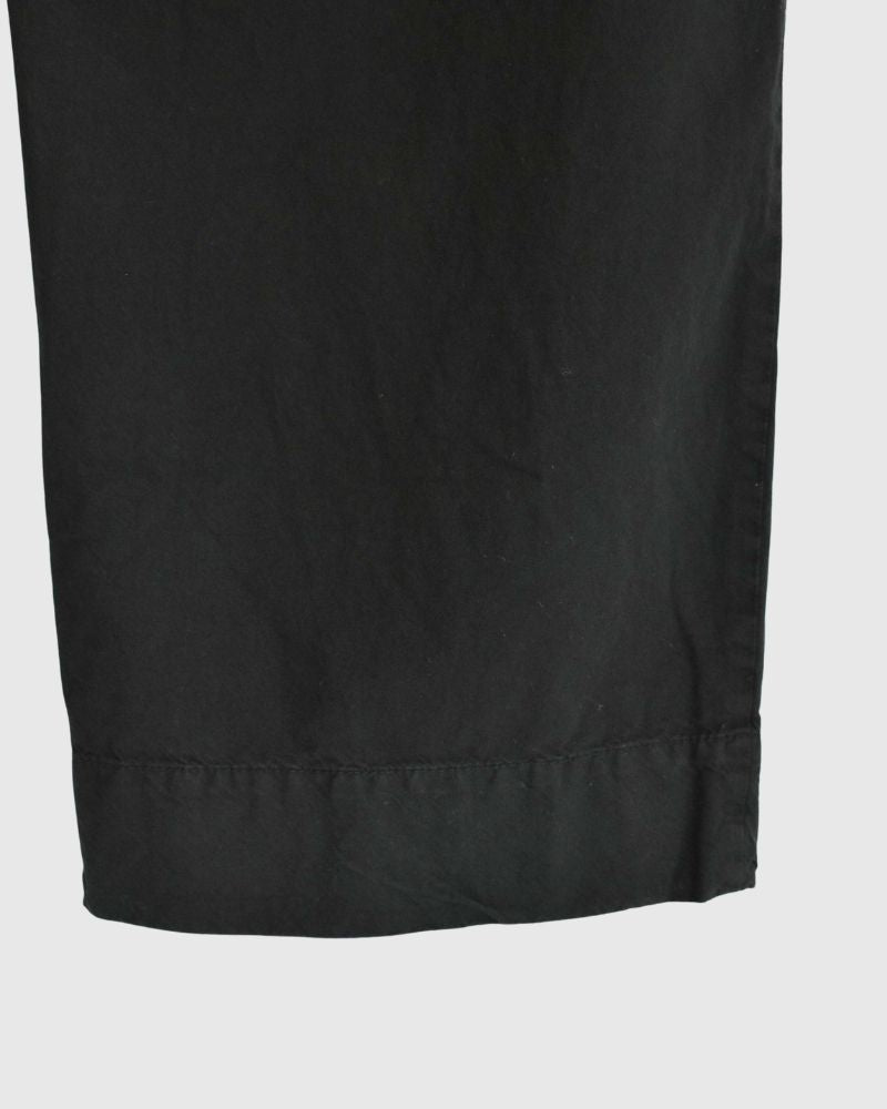 ガーメントダイパンツ Black