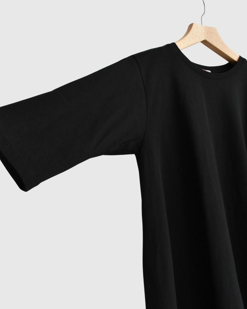 【sale】ナチュラルソフト天竺T Black