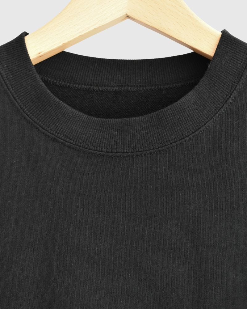 スウェットコクーンベスト Black