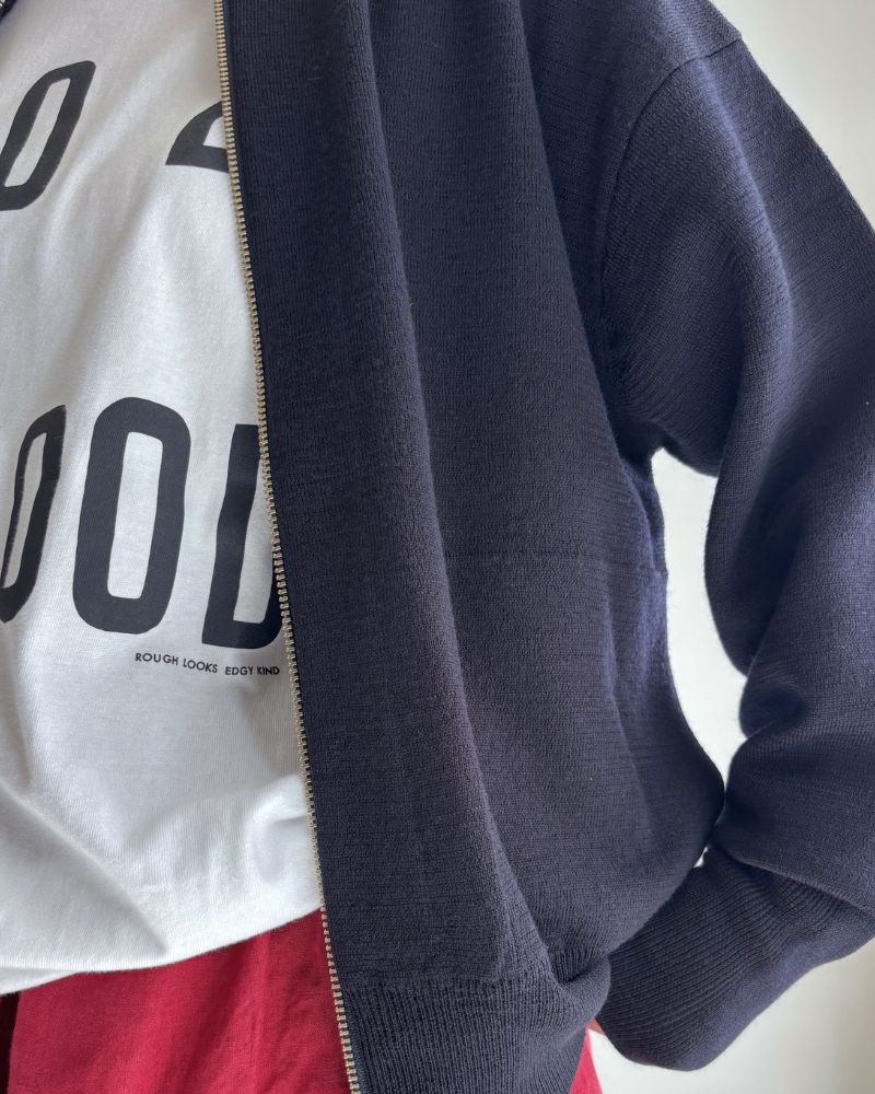 メリノジップライナージャケット Navy