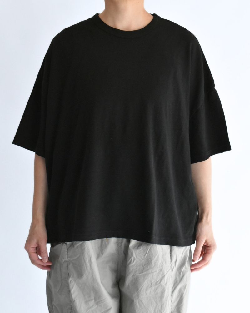 ワイドTシャツ Black