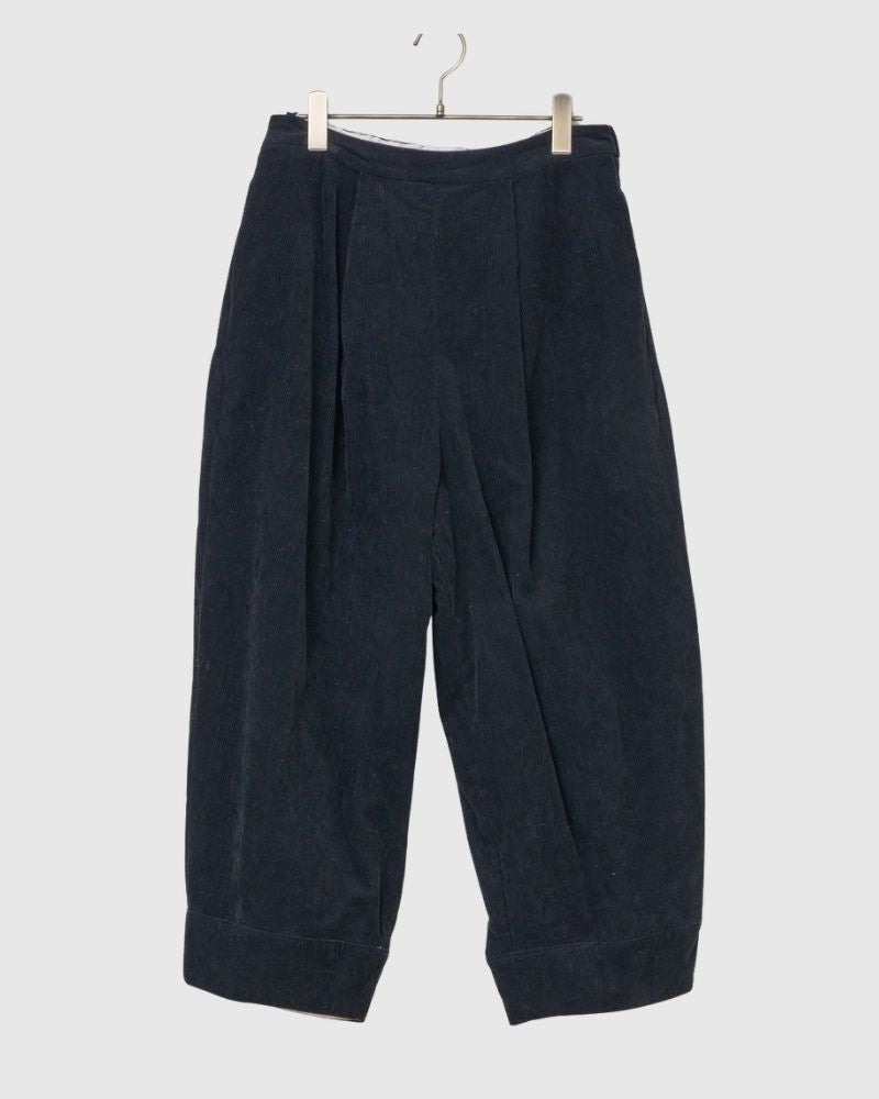 【予約】 F/W G 1230 オーガニックコーデュロイ ウフパンツ（9月中旬 - 9月末）