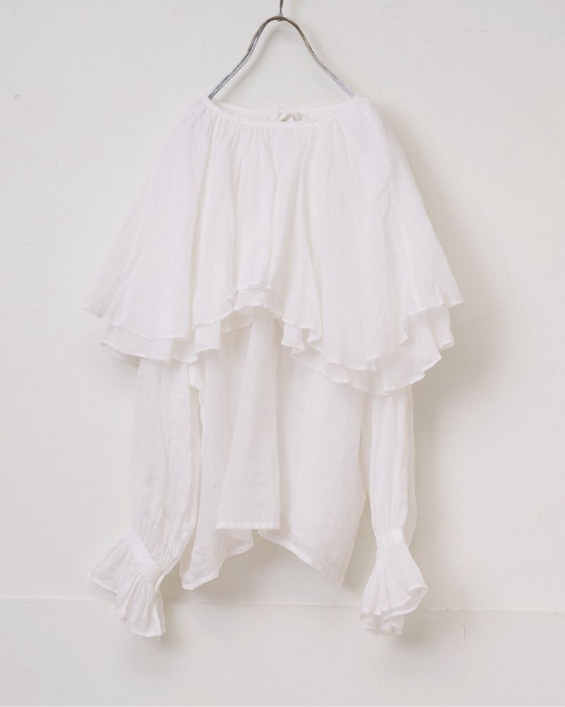 【予約】MS/F G1185 ダブルカラーピエロブラウス（6月初旬 - 6月中旬）