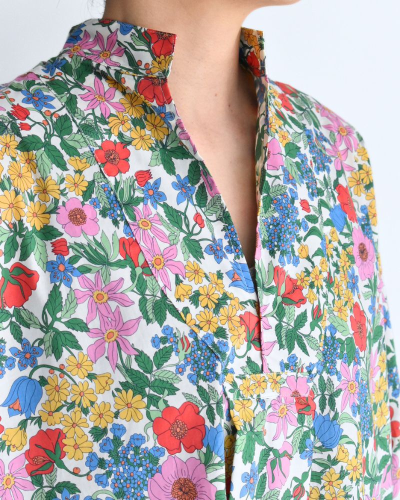 スキッパーシャツ（LIBERTY） ClarabellPink
