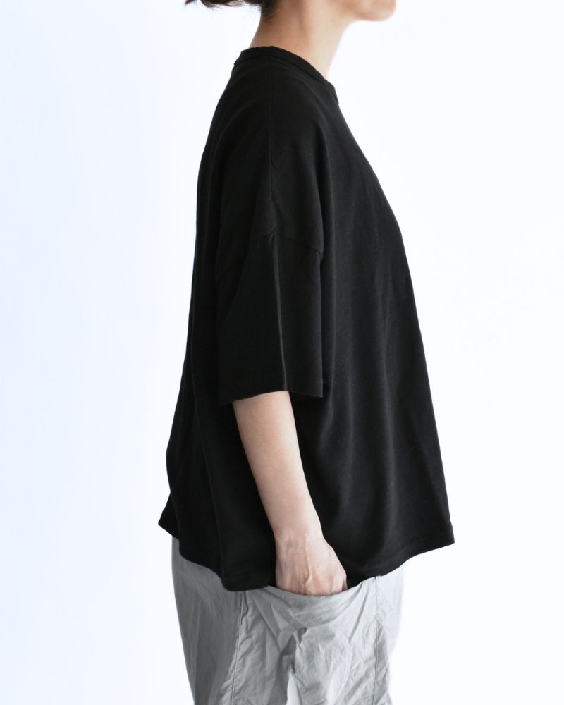 ワイドTシャツ Black