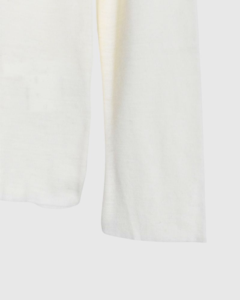 ハイネック スリムフィット（ウール） White