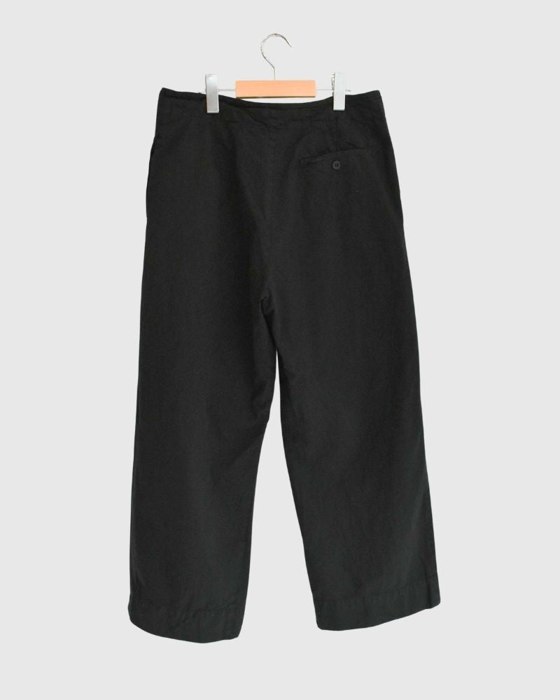 ガーメントダイパンツ Black