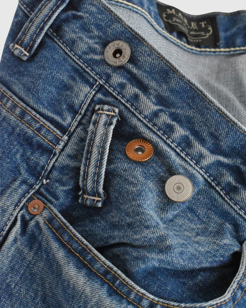 セルビッチデニムアシタックパンツ VintageBlue