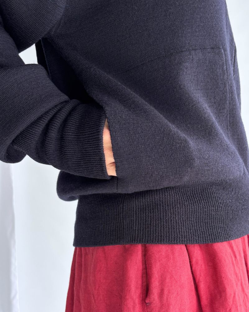 メリノジップライナージャケット Navy