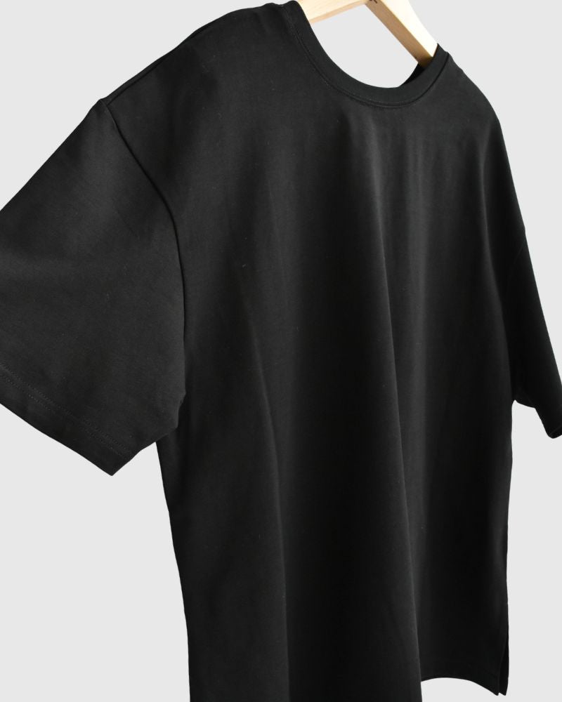 2Way プリントTシャツ Black