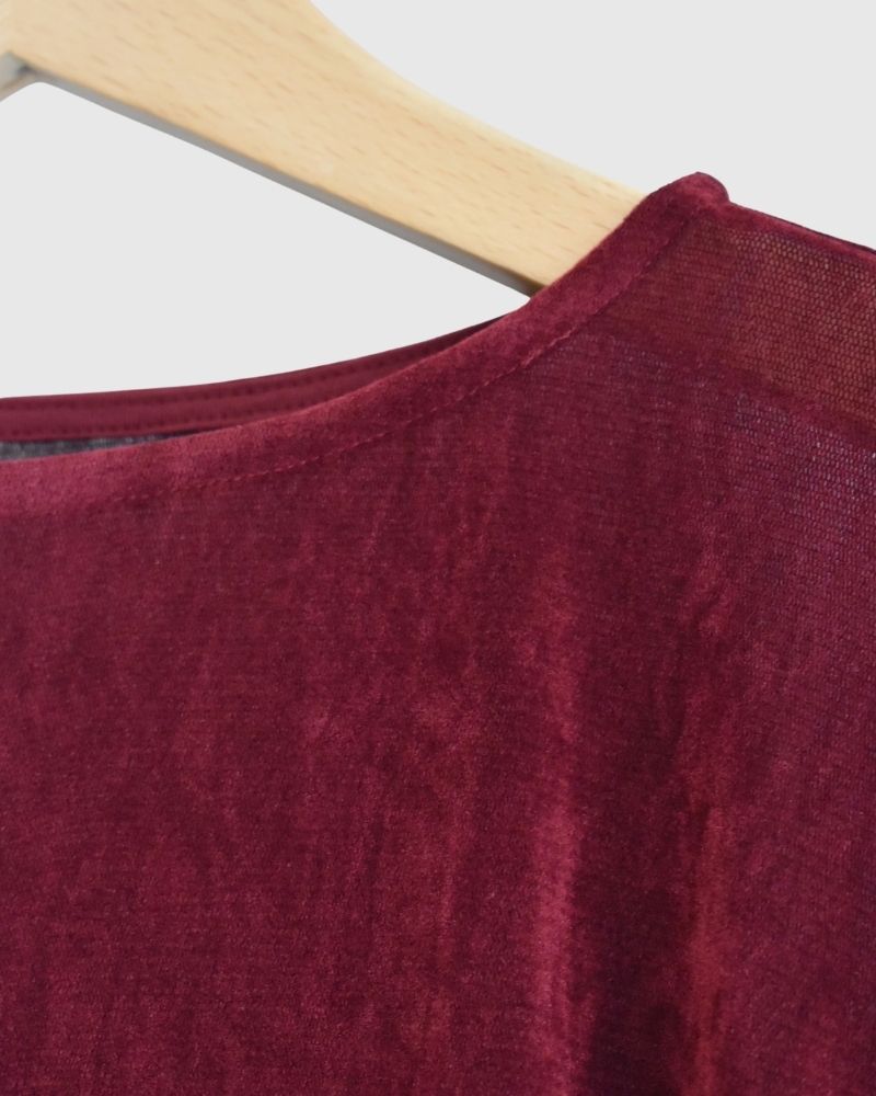 TULLE FLOCKY プルオーバー Bordeaux