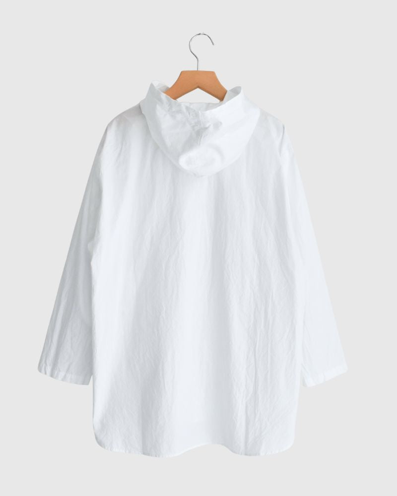 フーディシャツ White