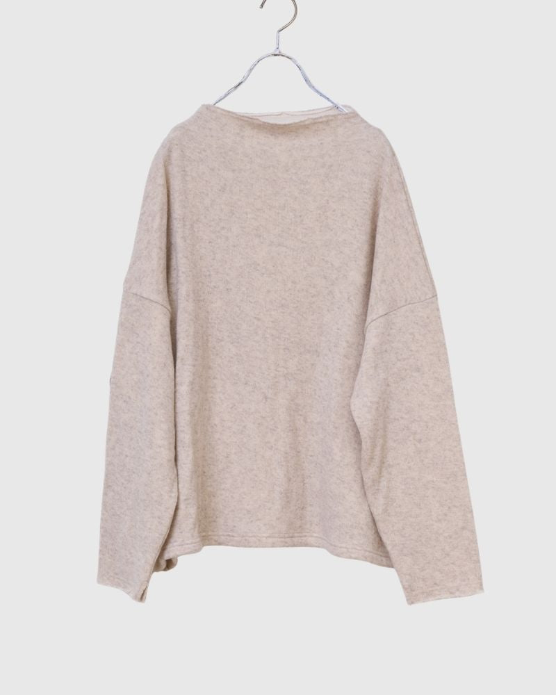 【予約】 F/W G 1231 バインディングボトルネックプルオーバー（9月中旬 - 9月末）