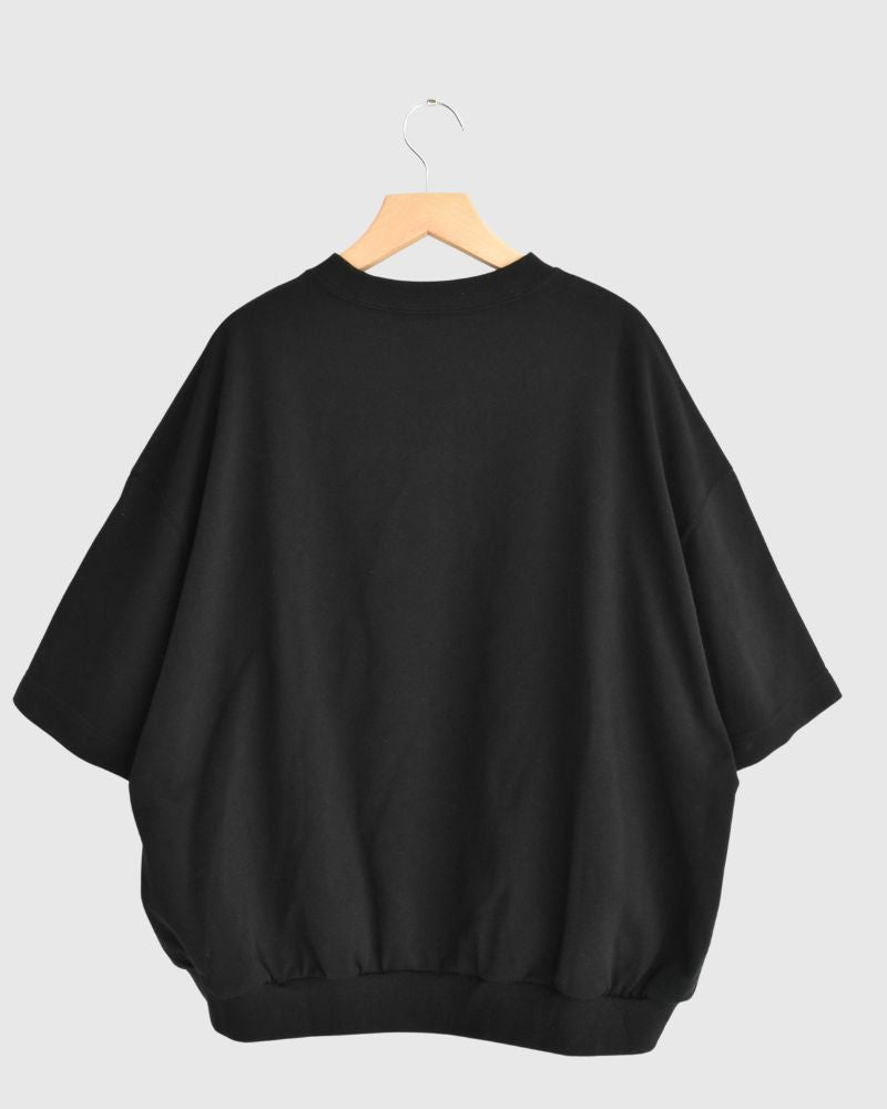 スウェットコクーンベスト Black