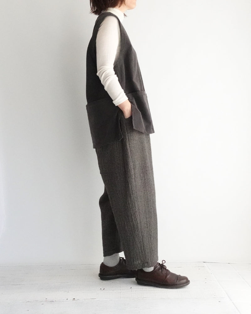 ワークプルベスト（コーデュロイ） Brown