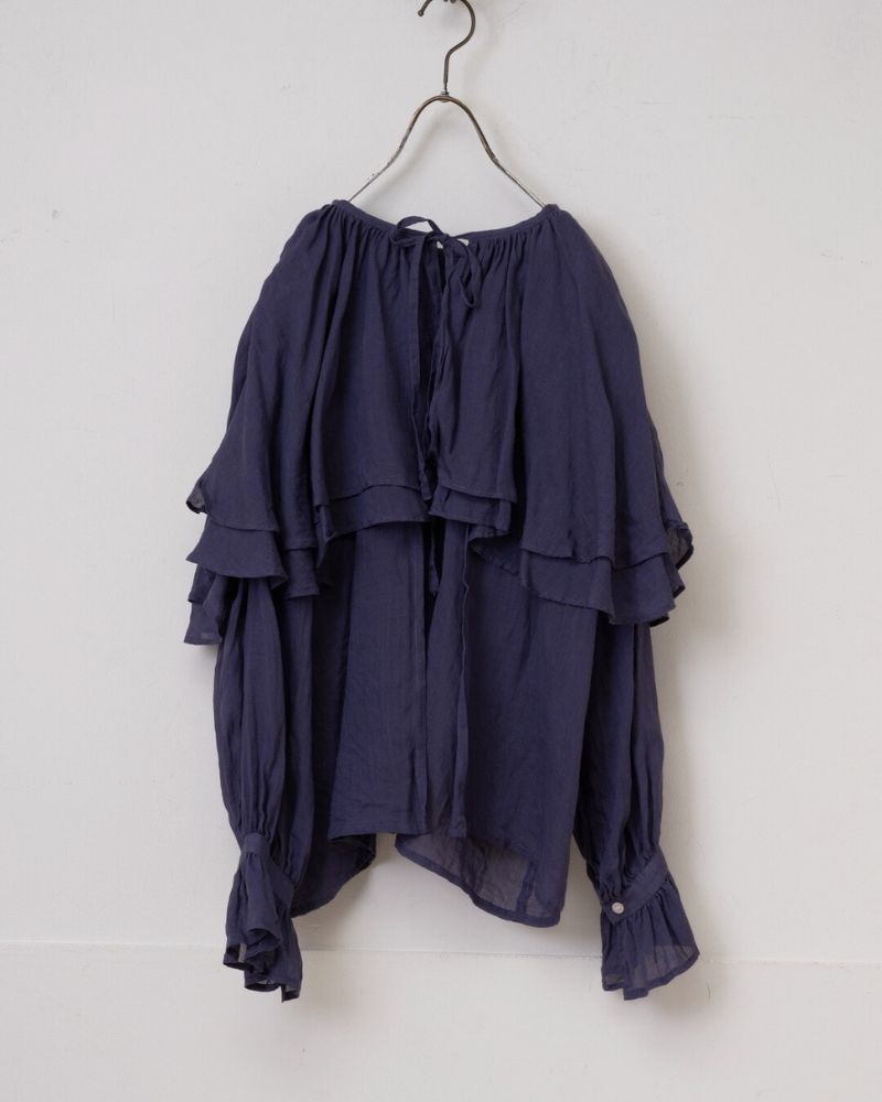 【予約】MS/F G1185 ダブルカラーピエロブラウス（6月初旬 - 6月中旬）