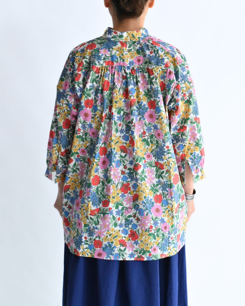 スキッパーシャツ（LIBERTY） ClarabellPink
