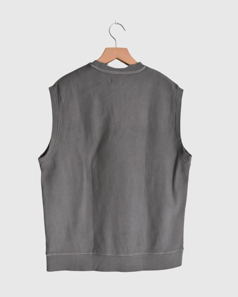 【sale】OG CANVAS TERRY LOOP VEST MgGray　1,2