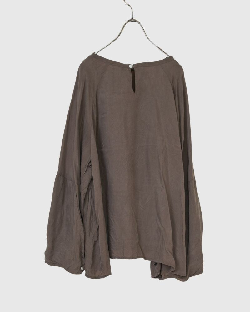 【予約】S/S G1157 OVERWRAP SLEEVE MODERNIST BLOUSE（2月中旬 – 2月末）