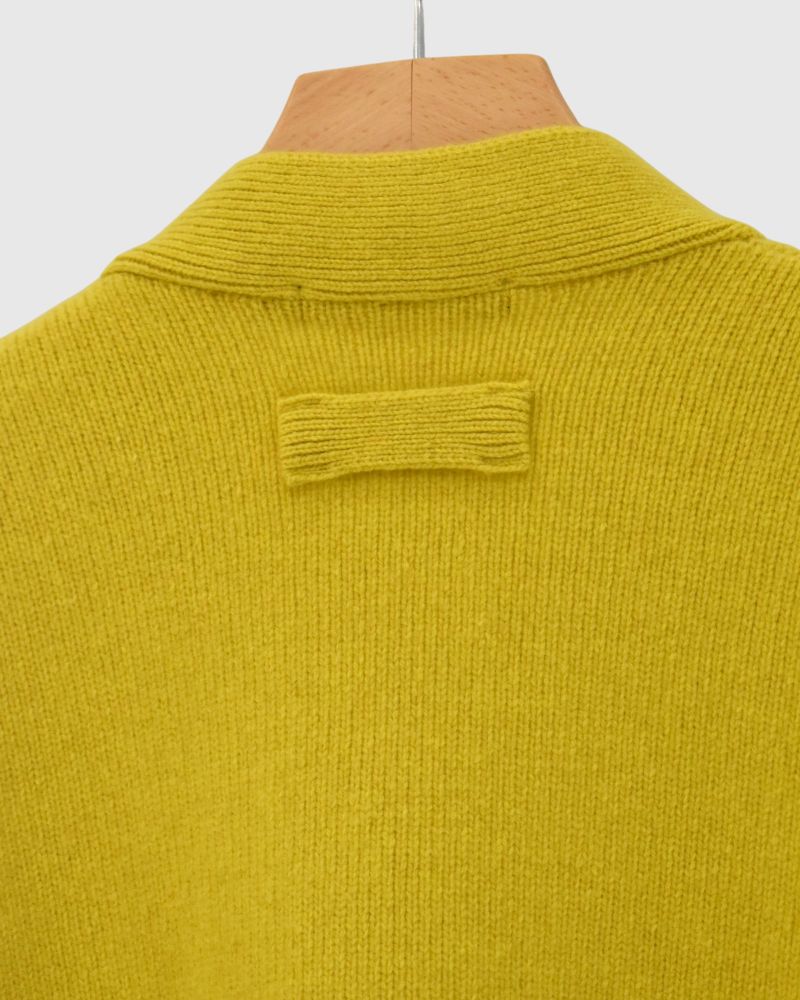 JANE Vネックカーディガン Yellow