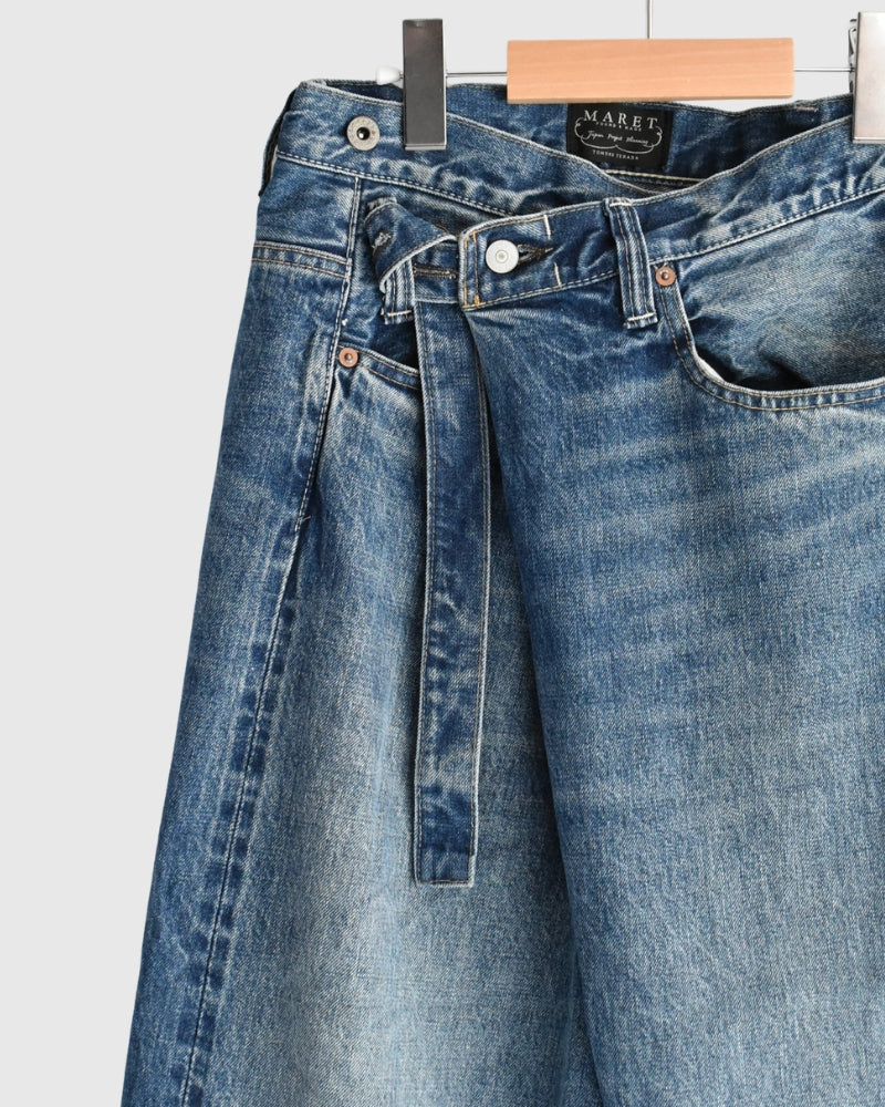 セルビッチデニムアシタックパンツ VintageBlue