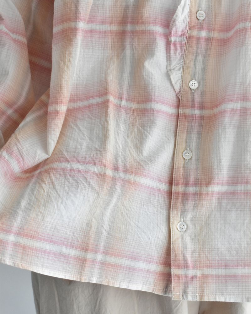 ライトマドラスフリルブラウス LightPink