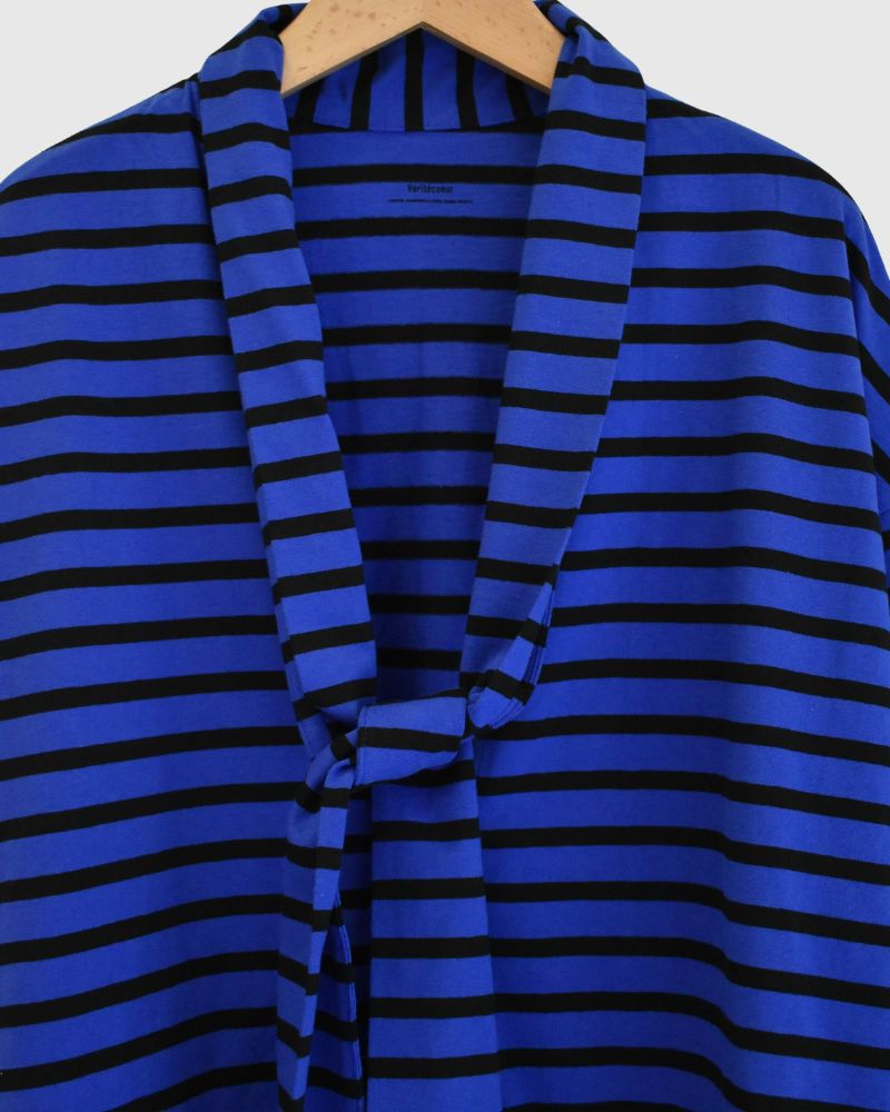 taco cotton ボーダータイ RoyalNavy/Black