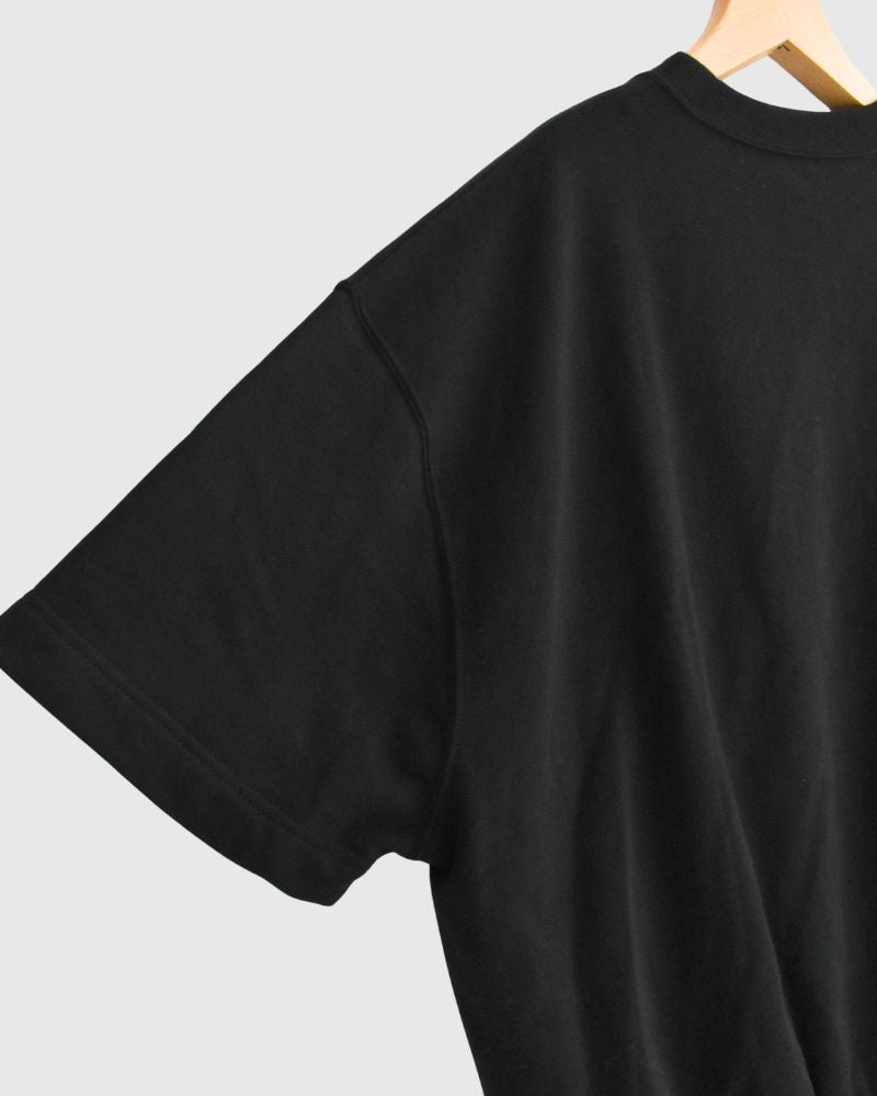 スウェットコクーンベスト Black