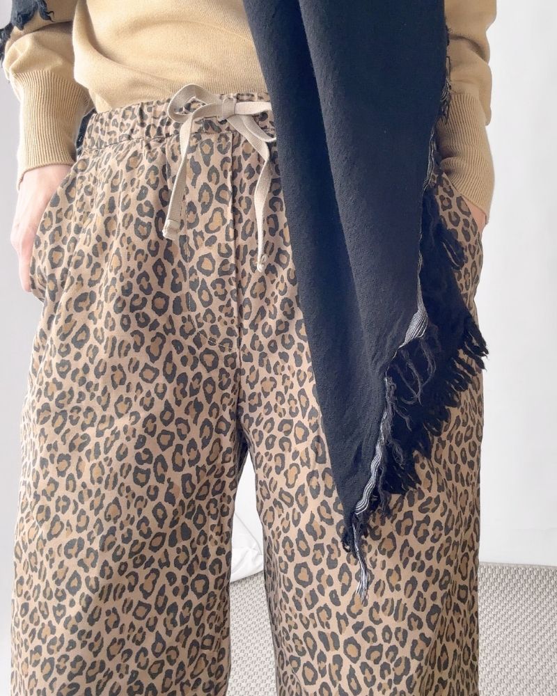 【sale】DRAW STRING PANTS Leopard